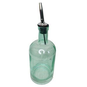 Glass Vinegar Olive Oil Dressing Empty Container With Spout